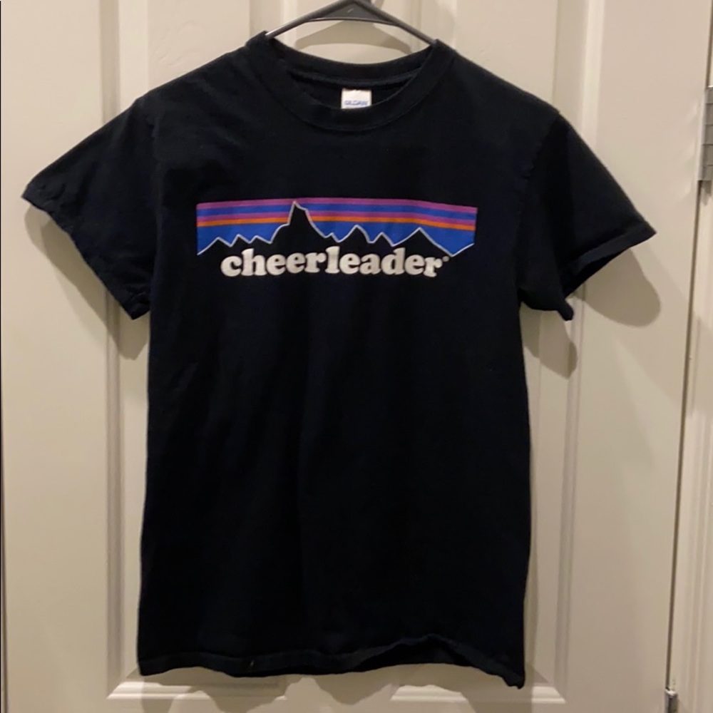 Black cheerleader tshirt size Small